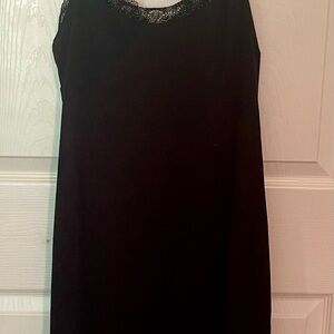 Free People Black Lace Dress